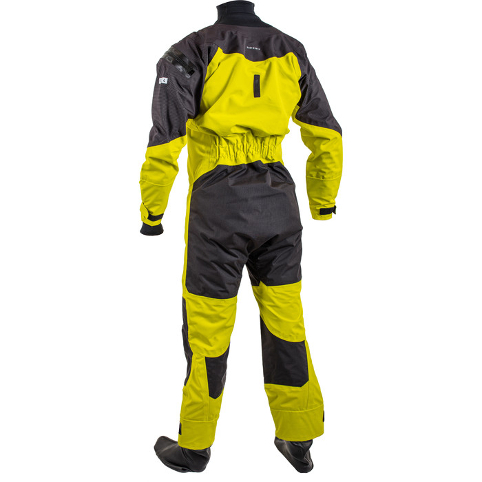 2024 Gul Junior Dartmouth Eclip Zip Drysuit & Free Underfleece GM0389-B9 - Sulphur / Black